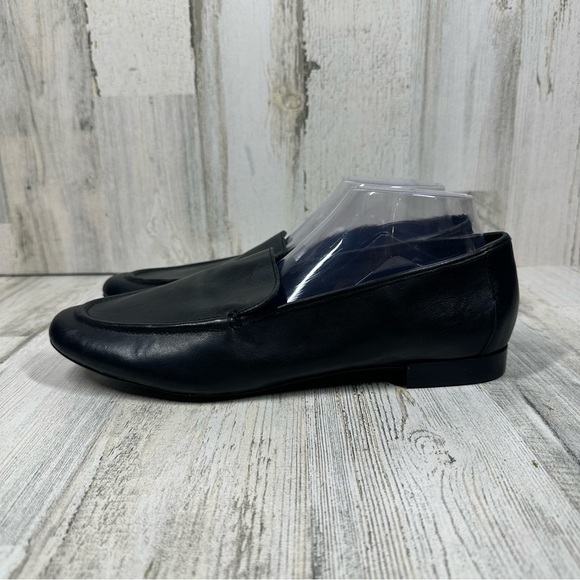 Aldo Women’s Joeya Pointed Toe Flats Slip On Loafers Black Leather Low Top #5 - Picture 1 of 11